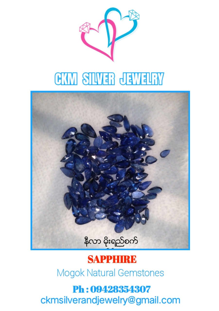 Sapphire Pear Cut — rain drop