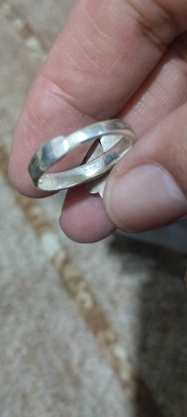 Hand-forged Silver Band