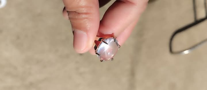 Star Rose Quartz Ring